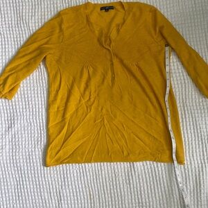 Yellow light weight knit sweater